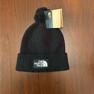 The North Face Black Ribbed Beanie